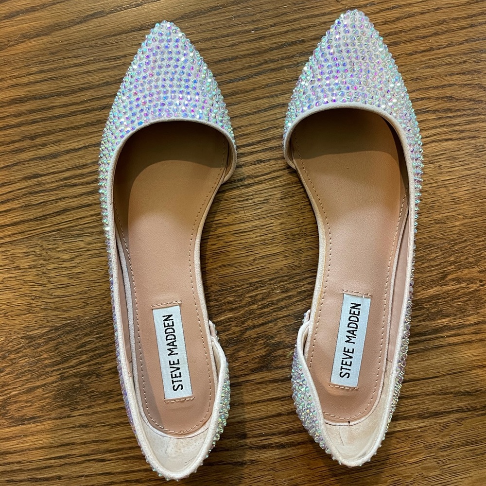 COPY - BNIB ESTELA RHONESTONE FLATS